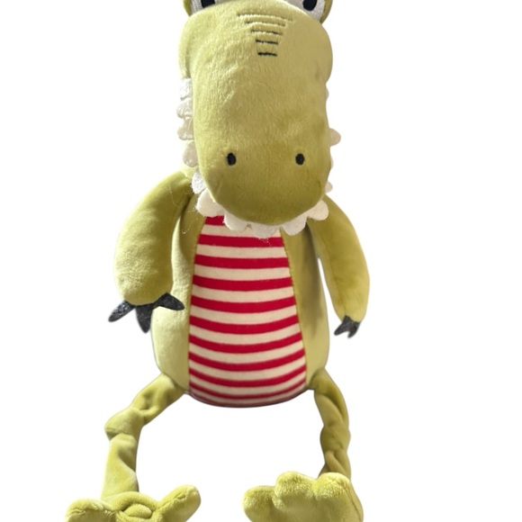 NWTS Bunnies by the Bay “Later Gater”Green Alligator Plush, Retired - Picture 5 of 6